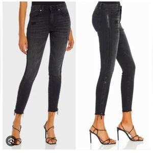 Blank nyc rhinestone zipper jeans. Size 24. So cute.